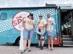 The SPOT Team in Fort Lauderdale Beach Distributing Narcan